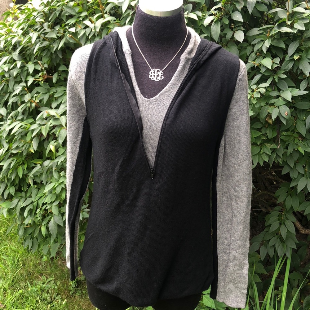 •Marisa Christina• cashmere layered sweater EUC!!